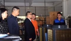 潮南热烈欢迎柳江区委书记区军雄一行莅临我司参观指导