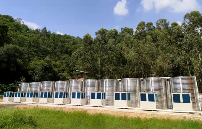 兴宁惠州博罗中学热水工程项目案例